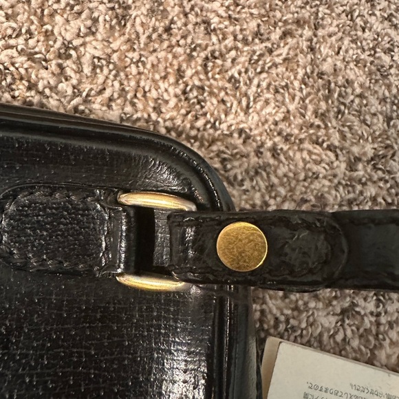 Gucci Black Clutch Vintage Or Men’s or Women’s Toiletry Bag - Red Inside - Picture 14 of 16